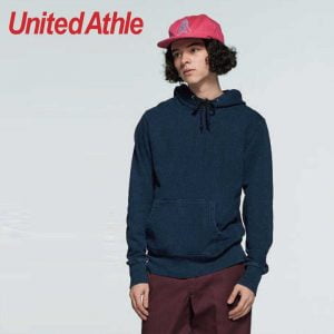 United Athle 3907-01 Adult Indigo Hooded Sweatshirt