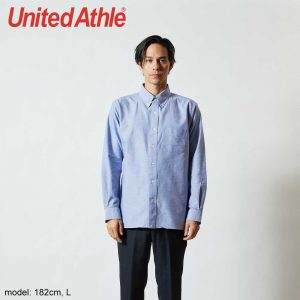 United Athle 1269-01 Adult Oxford Long Sleeve Shirt