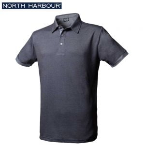 North Harbour 1NH09 Two-Tone Pique Dry-Fit Polo