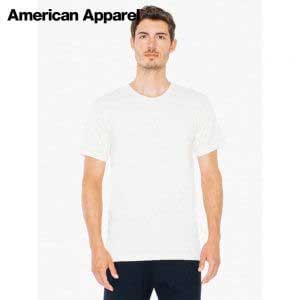 American Apparel 2001ORGW 4.3o 成人優質有機棉 T 恤 (美國尺碼)