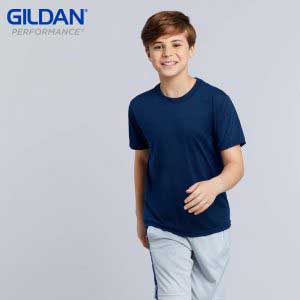Gildan 42000B 5.0oz Performance 童裝運動 T 恤