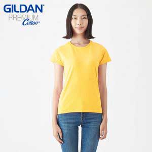 Gildan 76000L 5.3oz Premium Cotton 女裝環紡 T 恤
