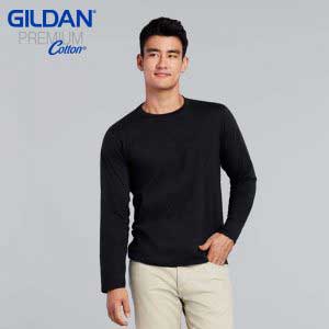 Gildan 76400 5.3oz Premium Cotton 成人長袖 T 恤