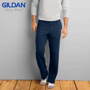 Gildan 88400 8.0oz Heavy Blend 成人休閒口袋運動長褲